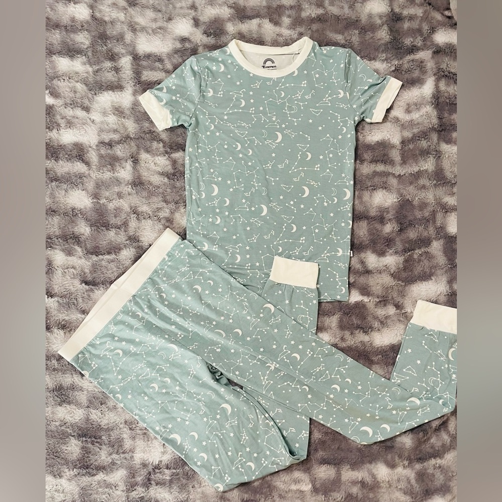 NWT Emerson & Friends Constellation Print  2-Piece Bamboo PJ Set